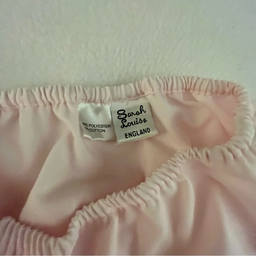 Sarah Louise Light Pink Ruffle Butt Diaper Cover Size Large